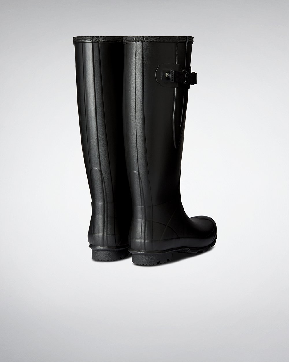 Bottes Larges Hunter Norris Field Femme Noir LYCNQSK-70